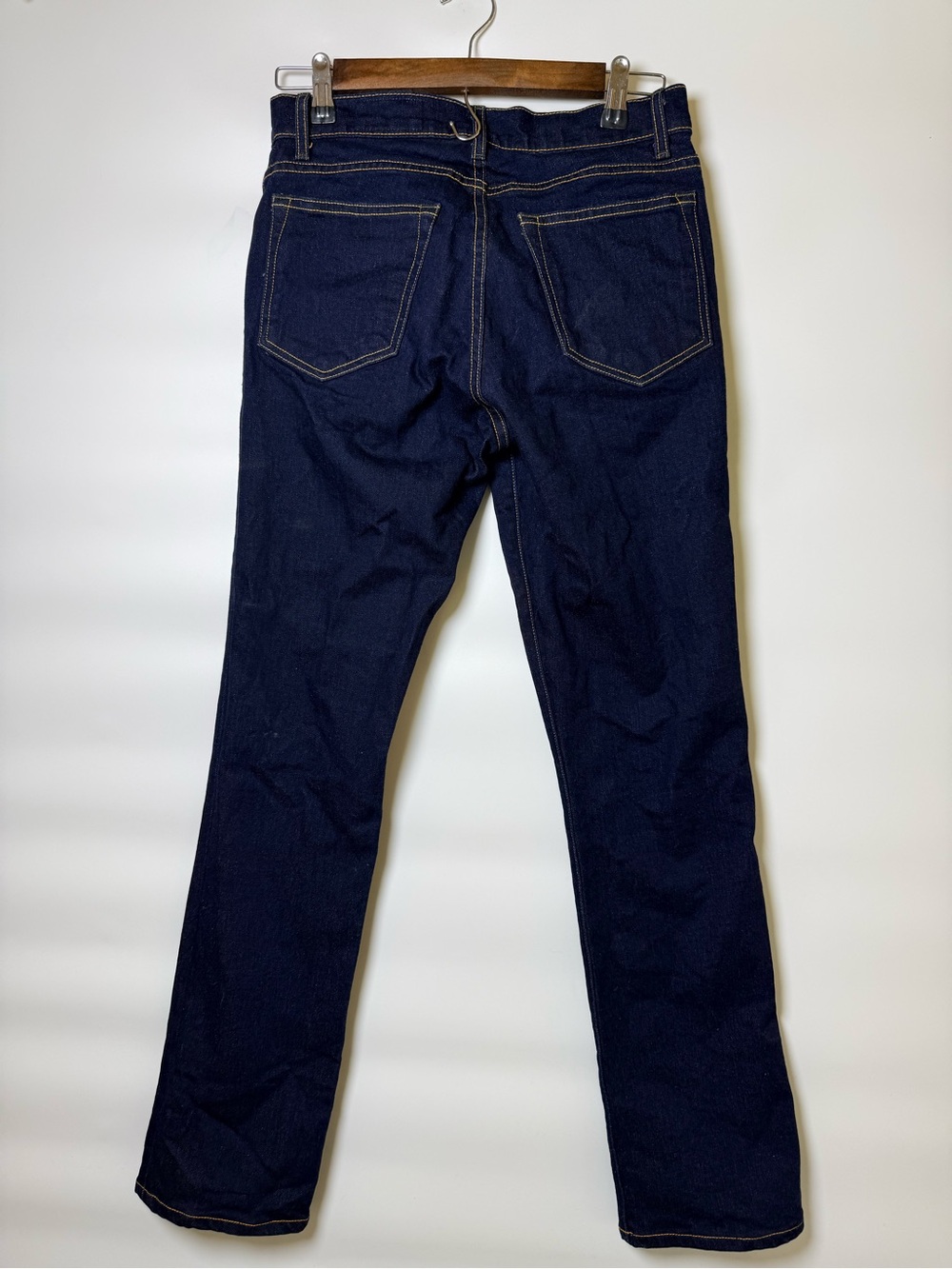 Imogene + Willie The Imogene Slim Straight Jeans Dark Indigo Stretch Denim Sz 27 - Picture 8 of 13
